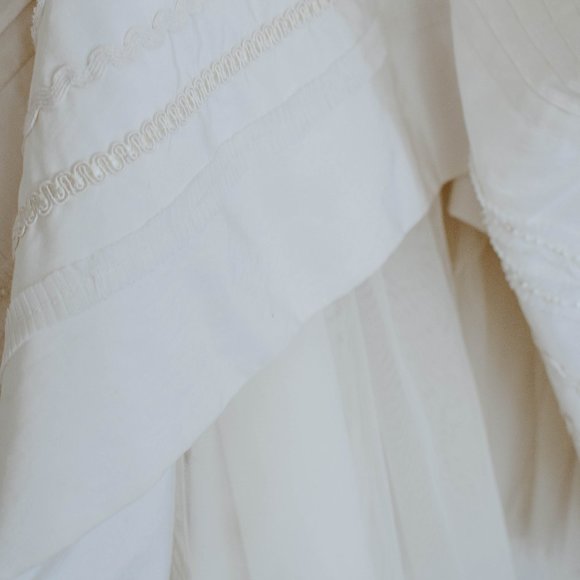 BHLDN, Bridal, Ivory, Skirt, Maxi, Ball Gown, Silk - Picture 9 of 10